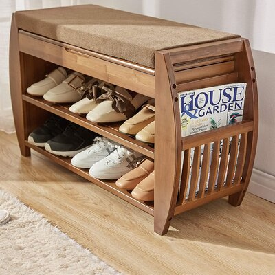 Loon Peak® 6 Pair Shoe Storage Bench & Reviews | Wayfair